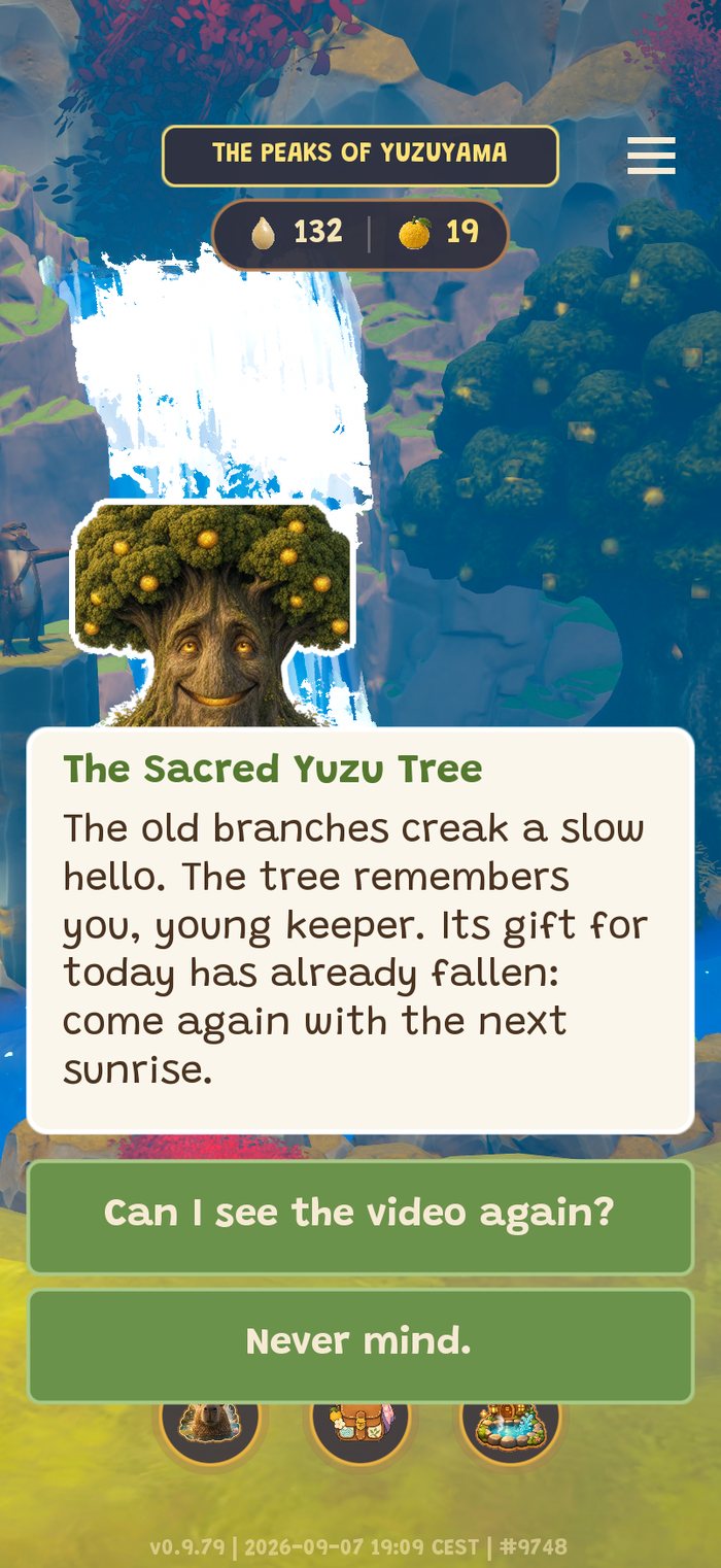 A conversation with the Sacred Yuzu Tree