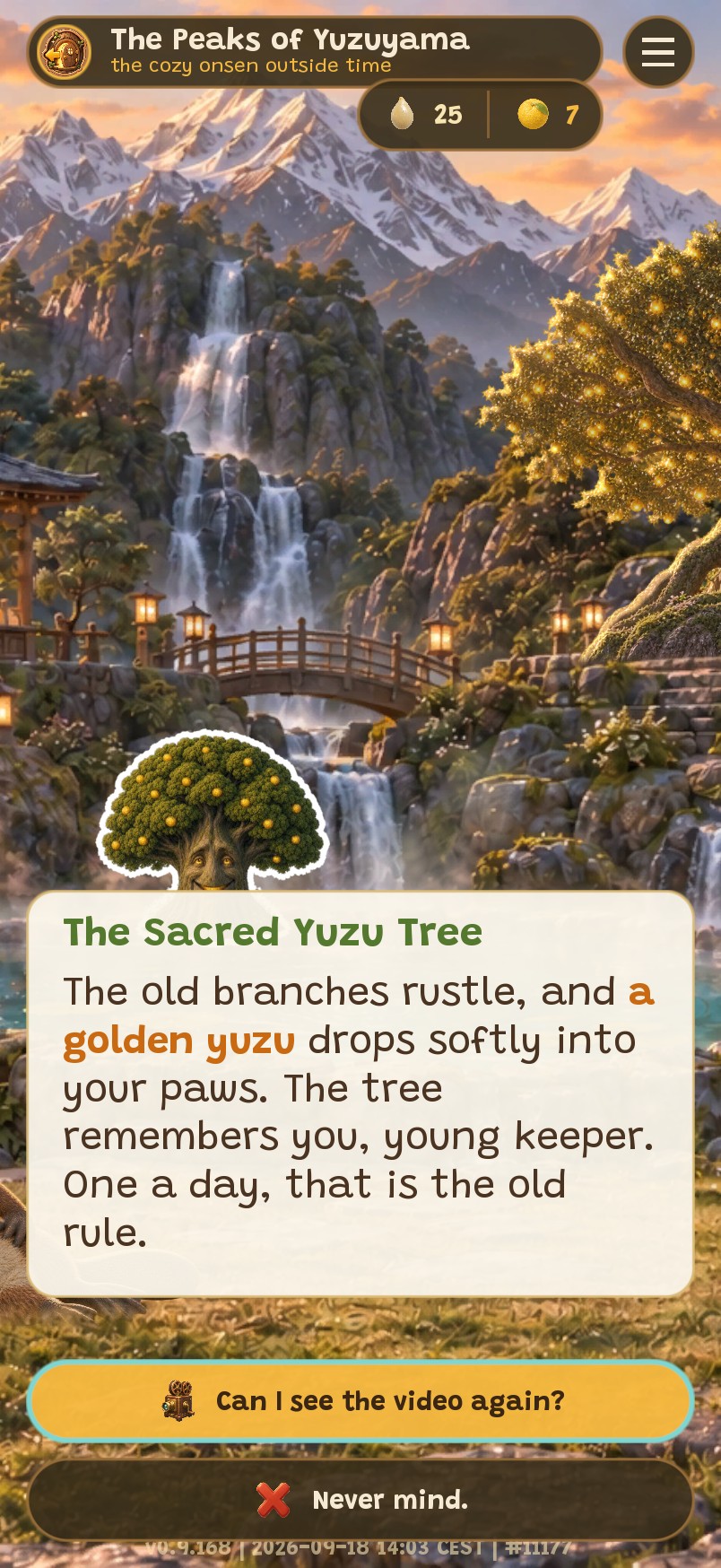 A conversation with the Sacred Yuzu Tree