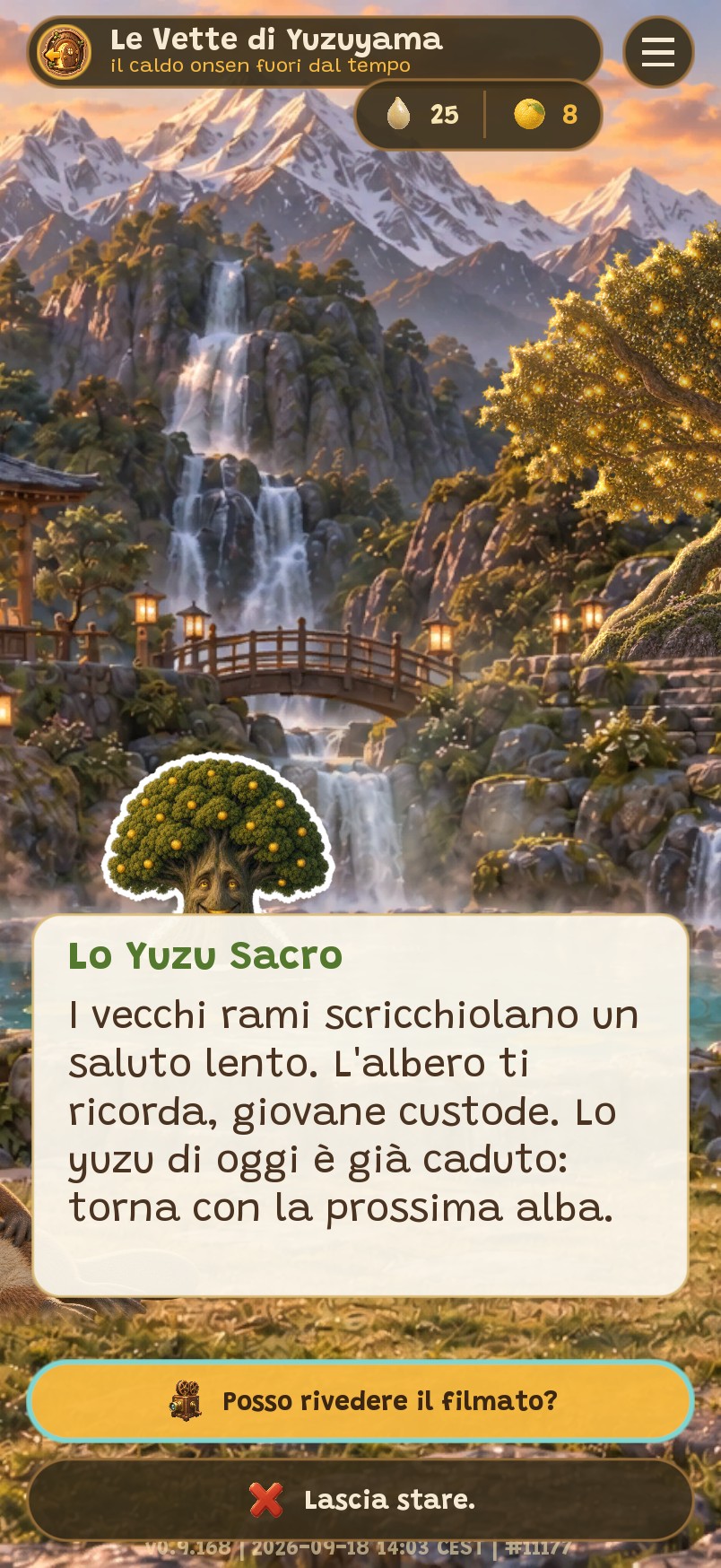 Una conversazione con lo Yuzu Sacro