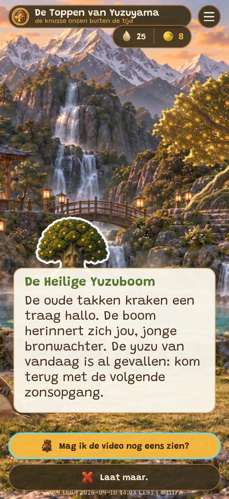 Een gesprek met de Heilige Yuzuboom