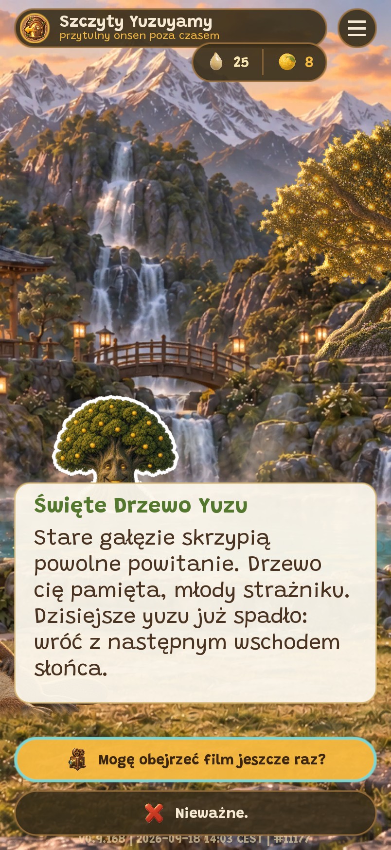 Rozmowa ze Świętym Drzewem Yuzu