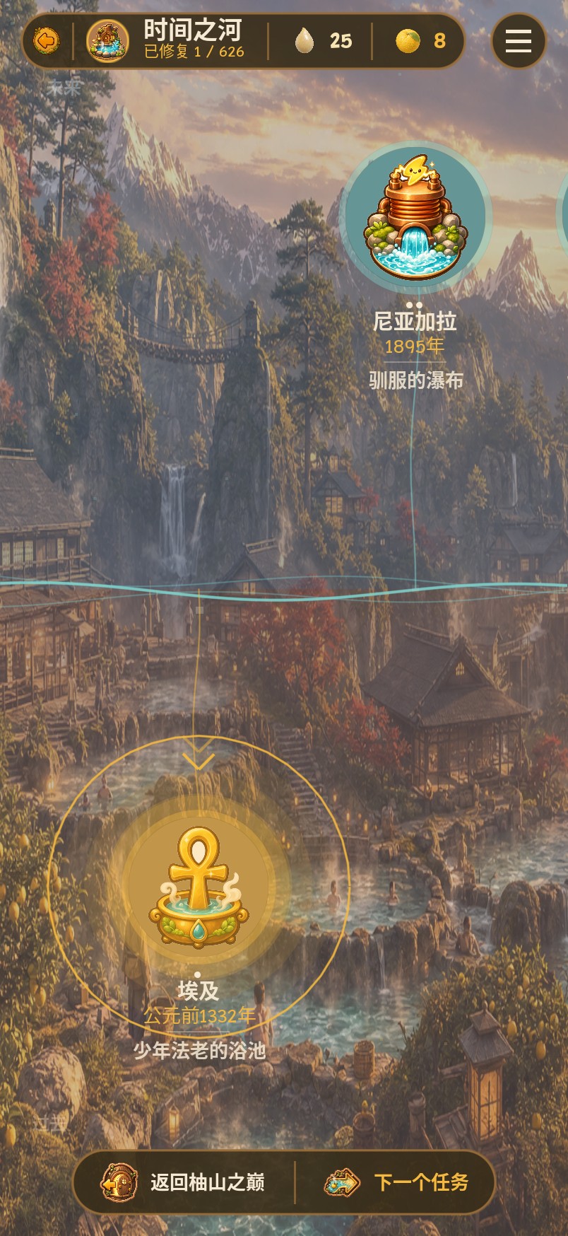 标着编号的时间之河
